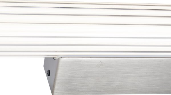 Lampă de perete retro Gunmetal 80,4 cm incl. LED IP44 - Coco