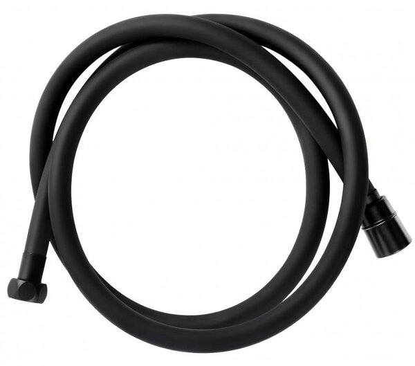 Furtun de duș Erga Snake, neted, 150 cm, anti-răsucire, negru mat, ERG-YKA-BP.SNAKE-BLK