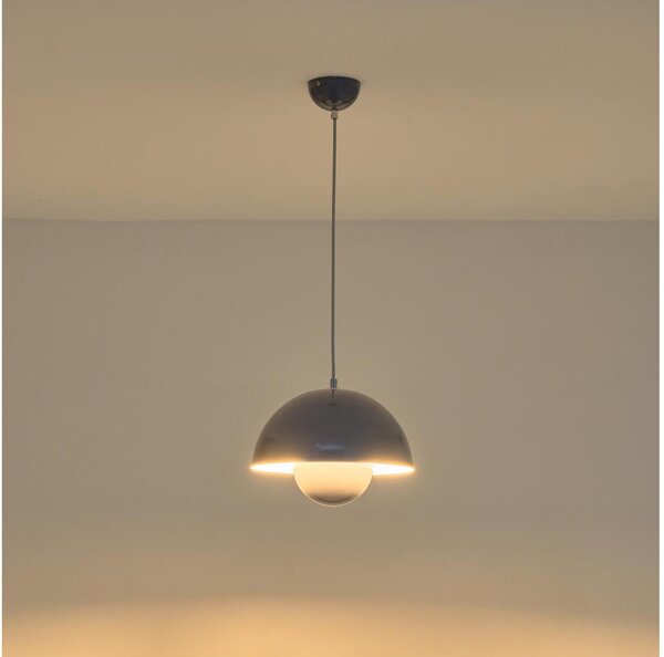 Pendul pe cablu JARDEN 1xE27/15W/230V gri