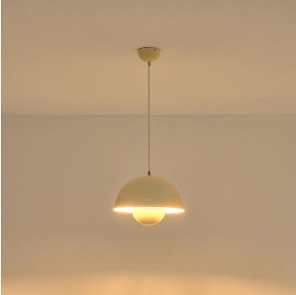 Lustră pe cablu 1xE27/15W/230V crem