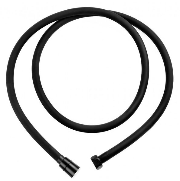 Furtun de duș Erga Snake, neted, 150 cm, anti-răsucire, negru mat, ERG-YKA-BP.SNAKE-BLK