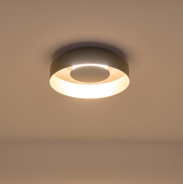 Plafonieră LED/20W/230V 3000K negru