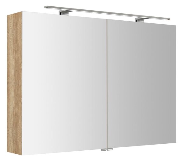 Sapho Sapho, bucătărie RIWA cu iluminare LED, 101x70x17cm, stejar Alabama, RIW100-0022