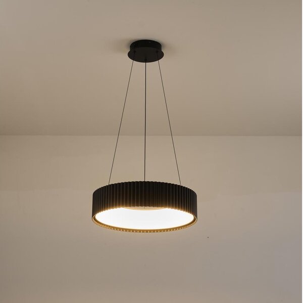 Lustră LED pe cablu LED/30W/230V 3000K negru
