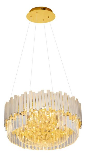 Lustră pe cablu MAXLIGHT P0368 TREND 8xE14/40W/230V d. 45 cm auriu