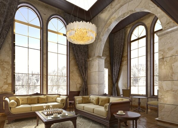 Lustră pe cablu MAXLIGHT P0368 TREND 8xE14/40W/230V d. 45 cm auriu