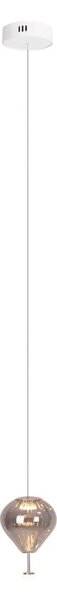 Lustră LED pe cablu MAXLIGHT P0576 PALLONCINI 2xLED/3W/230V d. 12 cm fumuriu