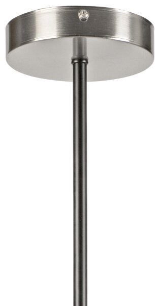 Lustră pe tijă LILOU 6xE14/5W/230V crom mat/fumuriu
