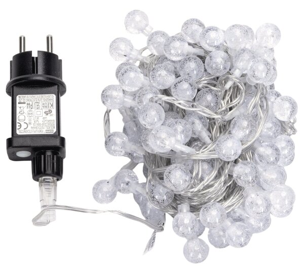 Aigostar - Ghirlandă de Crăciun LED pentru exterior, 100 LED/8 funcții, 13 m, IP44, multicoloră