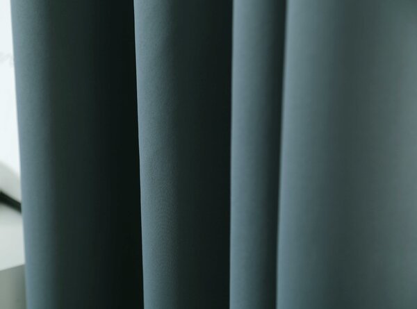 Draperie OXFORD albastru-verde 140x250 cm Agatat: Rejansa
