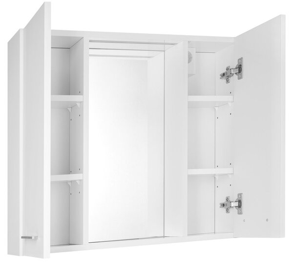 Aqualine Aqualine, bucătărie ZOJA/KERAMIA FRESH STRIP cu iluminare LED, 70x60x14cm, alb, 45025S
