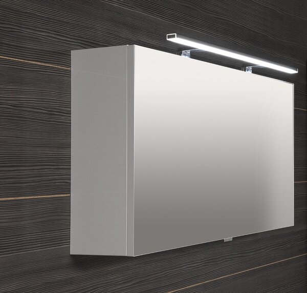 Sapho Sapho, galerie CLOE cu iluminare LED, 120x50x18cm, alb, CE120-0030
