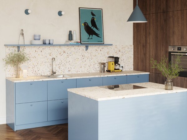 Laveo Besos, chiuvetă din oțel inoxidabil cu 1 compartiment 480x490x210 mm, oțel periat, LAV-SLB_010T