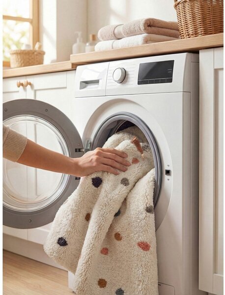 Covor pentru copii crem lavabil/țesut manual din bumbac 140x200 cm Snuggle Pippo – Hanse Home