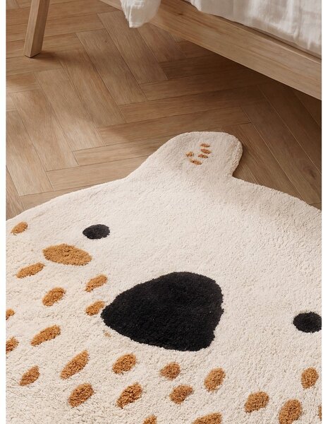 Covor pentru copii crem lavabil/țesut manual din bumbac 120x137 cm Snuggle Nienchen – Hanse Home