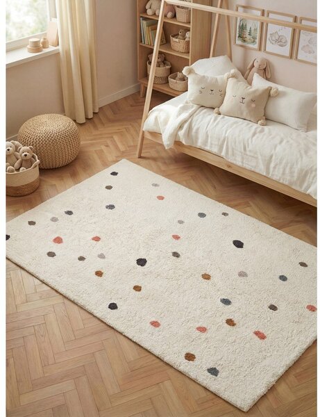 Covor pentru copii crem lavabil/țesut manual din bumbac 140x200 cm Snuggle Pippo – Hanse Home