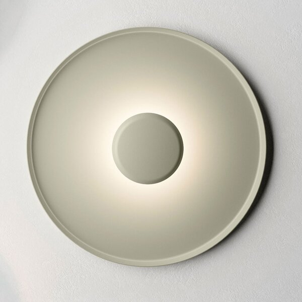 Vibia Top Aplică de perete LED Ø 60 cm verde L1, reglabil, Verde, Camera de zi / sufragerie, Metal, Modern