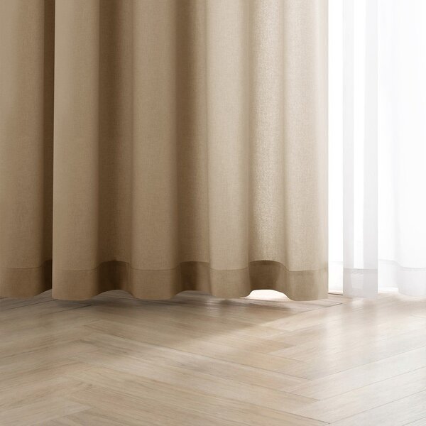 Draperie bej dimout (semi-opacă) 140x250 cm Calisto – Filumi
