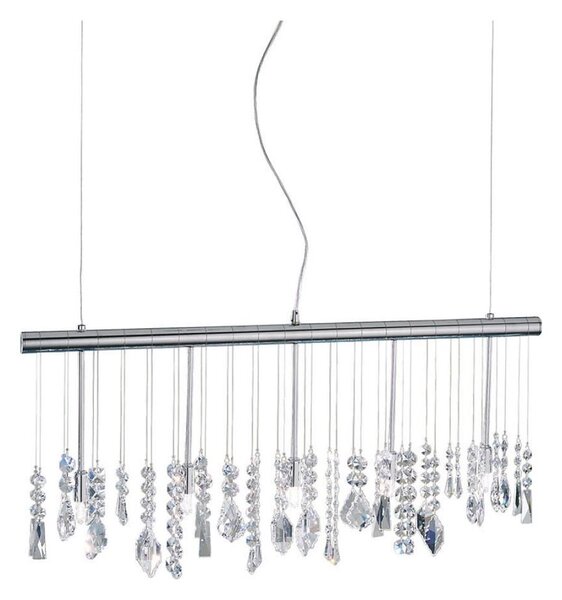 Lustră de cristal pe cablu Kolarz 104.85.5 STRETTA 5xG9/40W/230V crom lucios