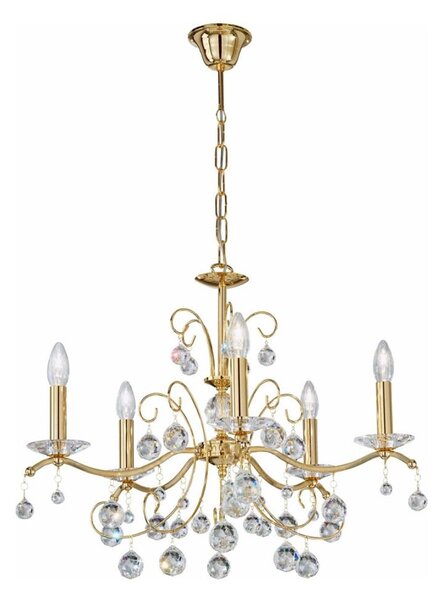 Kolarz 3234.85.3.KoT- Candelabru cristal CARMEN 5xE14/60W/230V aur 24K
