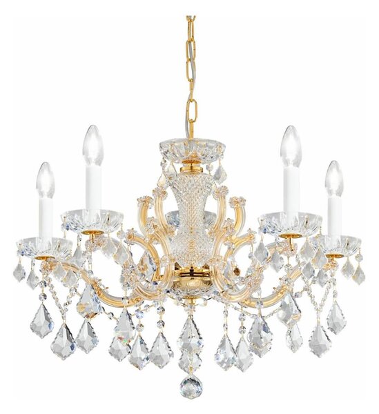 Kolarz 3149.85.3.KoT - Candelabru MARIA LOUISE 5xE14/40W/230V aur 24K