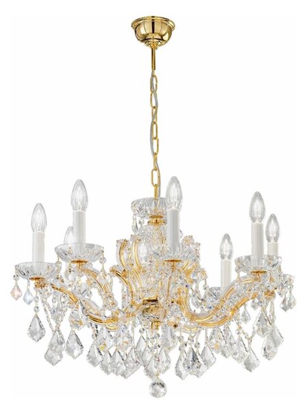 Kolarz 3149.88.3.KoT - Candelabru MARIA LOUISE 8xE14/40W/230V aur 24K