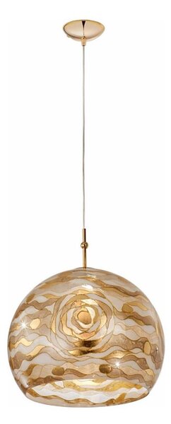Lustră pe cablu Kolarz 0392.31L.3.Aq.Ch LUNA 1xE27/60W/230V 24K auriu