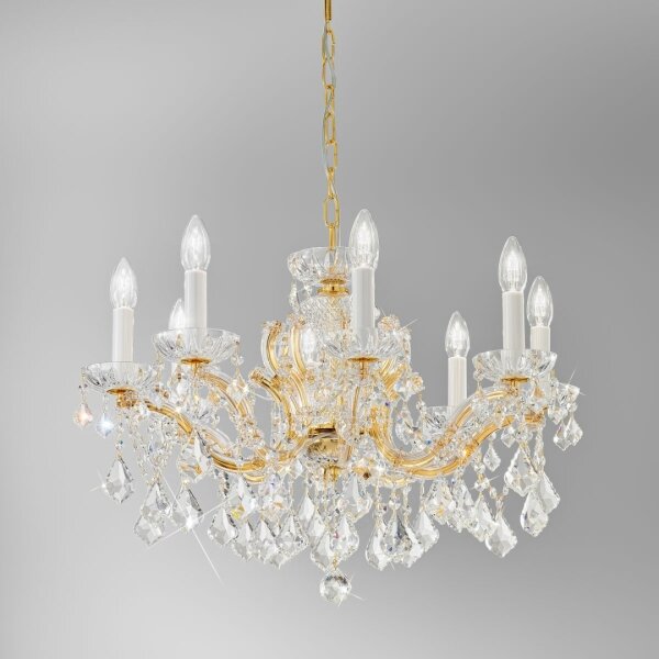 Kolarz 3149.88.3.KoT - Candelabru MARIA LOUISE 8xE14/40W/230V aur 24K