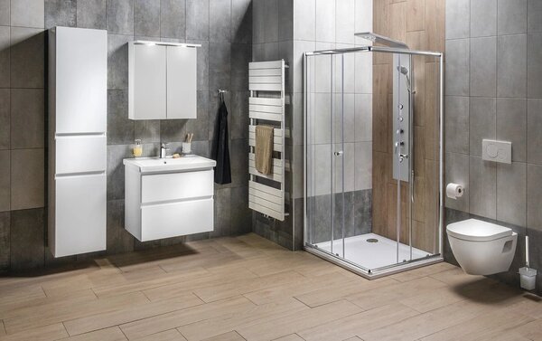 Aqualine Aqualine, Dulap lavoar ALTAIR 61.5x60x37cm, stejar Emporio, AI368