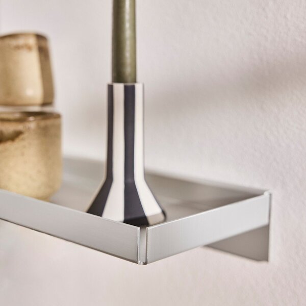 Raft argintiu din metal 50 cm Bakku – OYOY Living Design