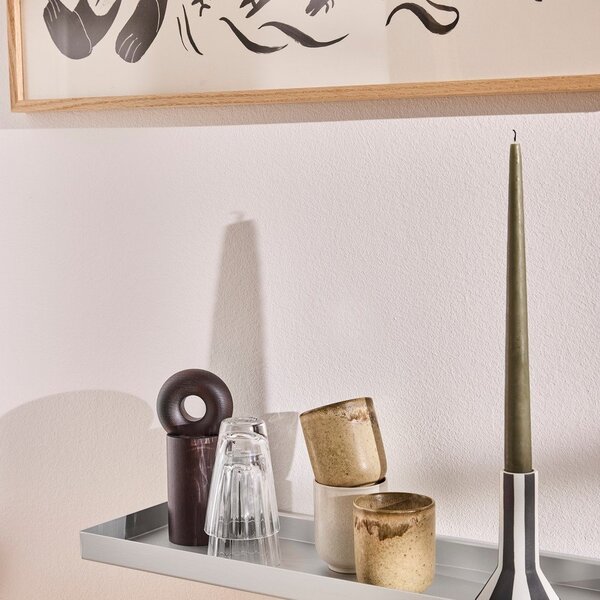 Raft argintiu din metal 50 cm Bakku – OYOY Living Design