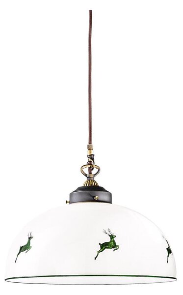 Lustră pe cablu Kolarz 731.32.102 NONNA 1xE27/75W/230V d. 36 cm verde