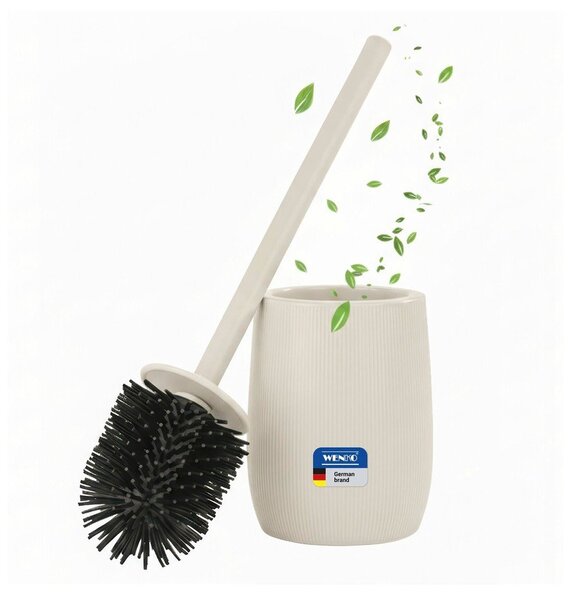 Perie de WC crem din ceramică Fablo – Wenko