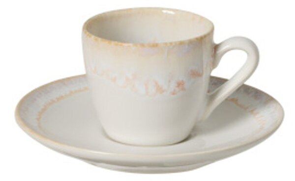 Ceașcă albă pentru espresso din gresie ceramică 100 ml Taormina – Casafina