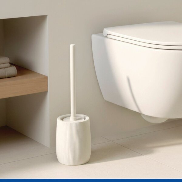 Perie de WC crem din ceramică Fablo – Wenko
