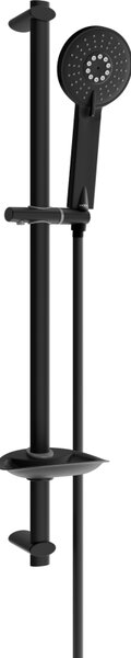 Mexen DB40, set de duș cu duș de mână și coloană, negru mat, 7785404584-70