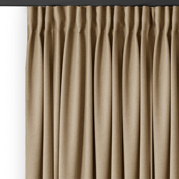 Draperie bej dimout (semi-opacă) 140x250 cm Calisto – Filumi