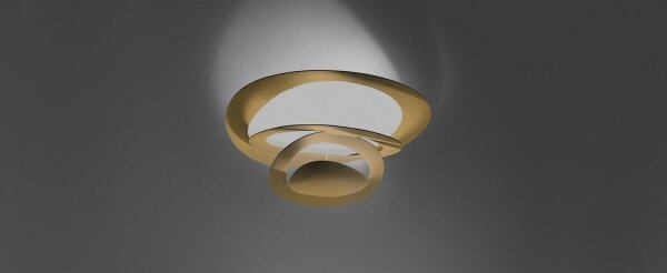 Plafonieră LED dimabilă Artemide 1253120A PIRCE LED/44W/230V 3000K auriu