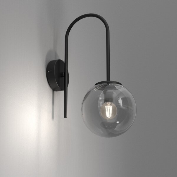 Lampă de perete CAMBRIDGE 1xE14/60W/230V neagră