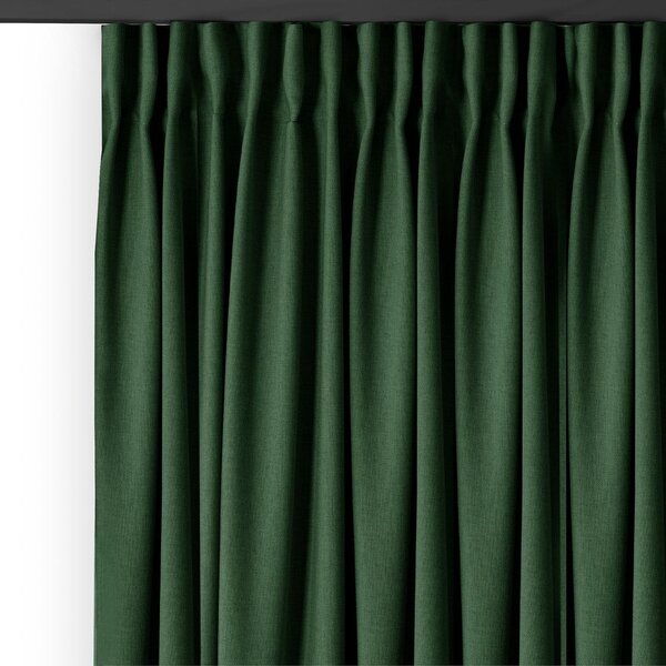Draperie verde-închis dimout (semi-opacă) 140x250 cm Calisto – Filumi