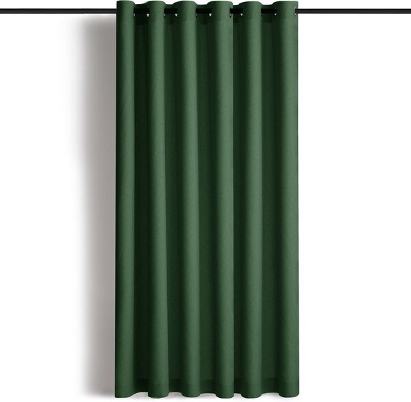 Draperie verde-închis dimout (semi-opacă) 200x250 cm Calisto – Filumi