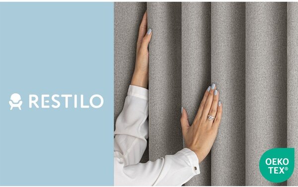 Draperie taupe blackout 140x250 cm Corita – Restilo
