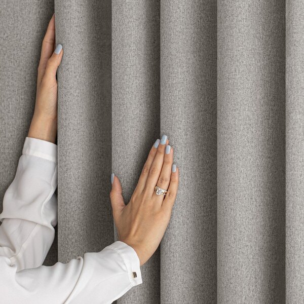 Draperie taupe blackout 140x250 cm Corita – Restilo