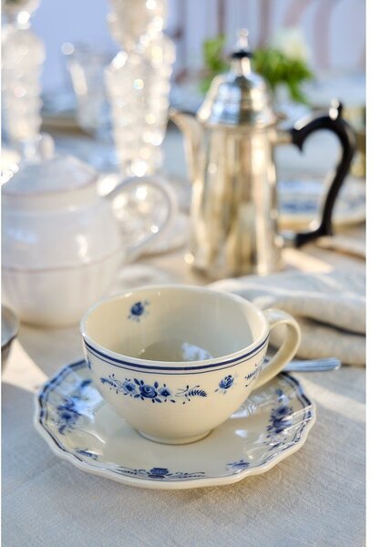 Ceașcă albastră/bej din gresie ceramică 260 ml Vila – Costa Nova