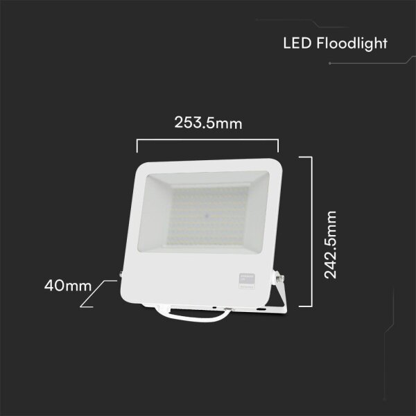 Proiector LED SAMSUNG CHIP LED/100W/230V 6400K IP65 alb