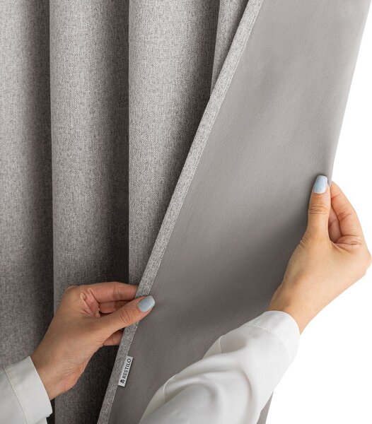 Draperie taupe blackout 140x250 cm Corita – Restilo