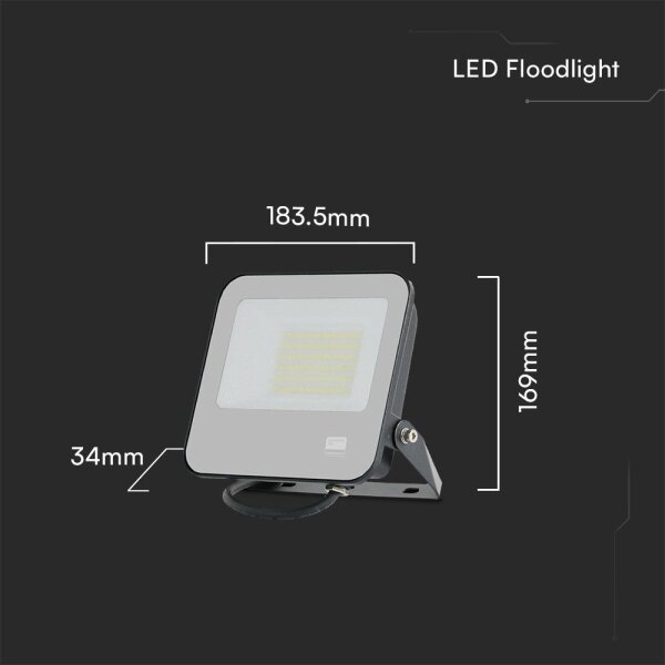 Proiector LED SAMSUNG CHIP LED/50W/230V 4000K IP65 negru