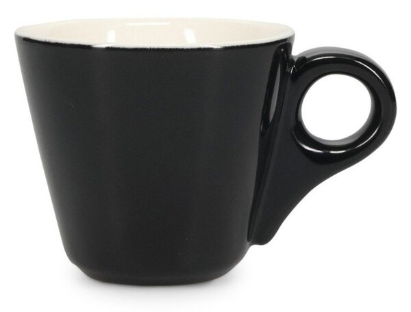 Ceașcă neagră pentru espresso din porțelan 80 ml Barista – BonBistro