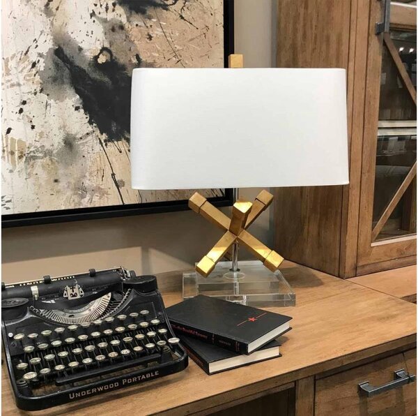 Lampă de masă Elstead GN-JACKSON-SQUARE-TL JACKSON SQUARE 1xE27/60W/230V