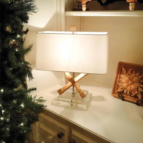 Lampă de masă Elstead GN-JACKSON-SQUARE-TL JACKSON SQUARE 1xE27/60W/230V